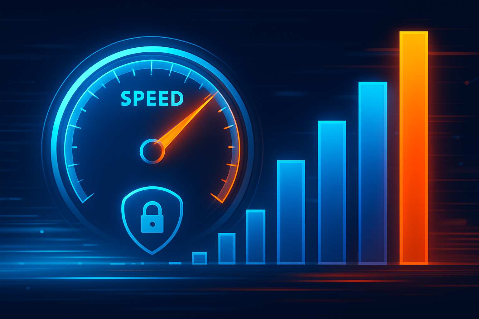 NordVPN speed test results